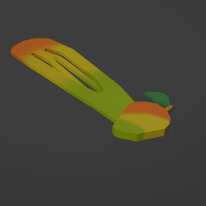 Pastel Mango Hairpin