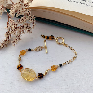 Vintage tiger beads bracelet