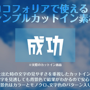すぐ使える！『とにかくシンプルな』新ココフォリア向けカットインPNG素材【TRPG素材】