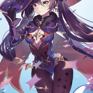 原神　モナ　プレイマット
