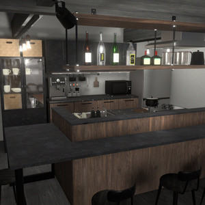 [3D world] Cafe style cozy room 缩略图 2