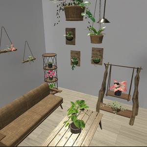 [3Dモデル]ボタニカルカフェセット　３８点 缩略图 7