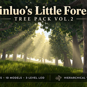 Linluo’s Little Forest – Tree Pack Vol.2 | 3D Tree Assets