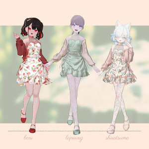 【複数アバター対応】milky prima【3D衣装モデル】 缩略图 8