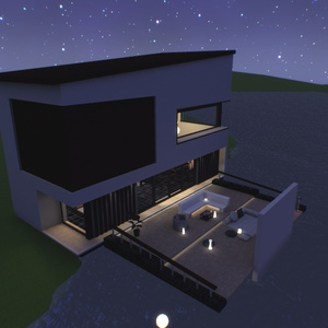 【VRChat向け】広いテラスのある建物 缩略图 2