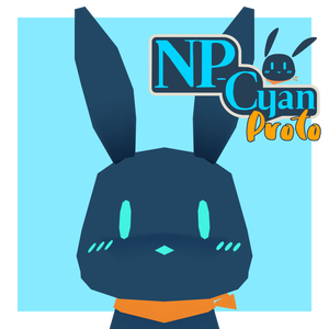 【無料】VRChat向け3Dモデル NP-Cyan-Proto