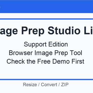 Image Prep Studio Lite 開発支援版
