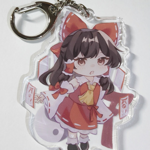 東方project 博麗霊夢 アクリルキーホルダー - もちもちおだんご