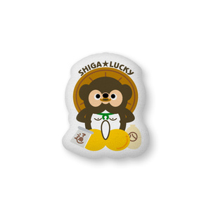 「信楽焼の狸さん」SHIGA★LUCKY ダイカットクッション