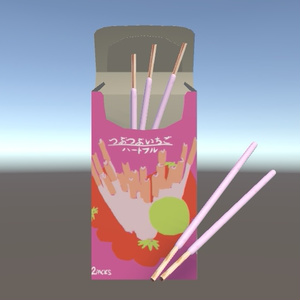イチゴ味のチョコ菓子