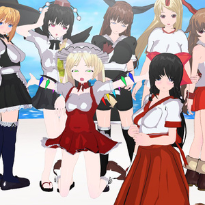 3Dカスタム少女素材ポーズマテリアル03