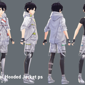 VRoid正式版対応済☆★L6 Tactical Hooded Jacket PS★☆試着有【VroidStudio正式版用衣装テクスチャ】