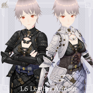 新作！☆★L6 Leather ArmourⅡ★☆（Color×5）【VroidStudio用正式版用衣装テクスチャ】