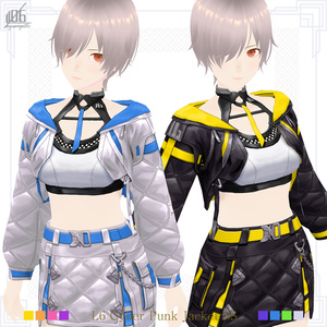 New Release! L6 Cyber Punk Jacket SS★★2×8Color [Costume Texture for the official version for VroidStudio