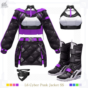 新作！★★L6 Cyber Punk Jacket SS★★2×8Color【VroidStudio用正式版用衣装テクスチャ】