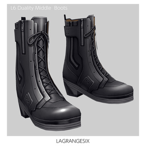 L6 Duality Middle Boots★☆☆4Color [Costume Texture for the official version for VroidStudio].