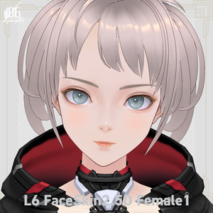 ☆★L6 フェイススキン2.5D 女性用1（瞳7色付）/Face Skin Female 1★☆