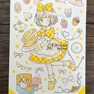 【原画】B5　カントリーなホットケーキちゃん
