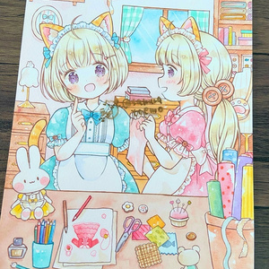 【原画】B5　そらとももの仕立て屋さん