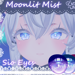 ♡ VRChat ♡ Moonlit Mist Eye Texture for Sio / しお