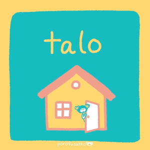 “talo” Porofusakkoフィンランド語学習えほん