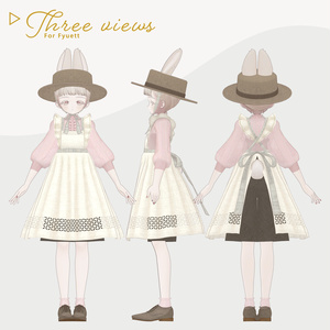 Classical Apron Outfit - Hidamari - 【VRChat】 缩略图 66