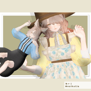 Classical Apron Outfit - Hidamari - 【VRChat】 缩略图 20
