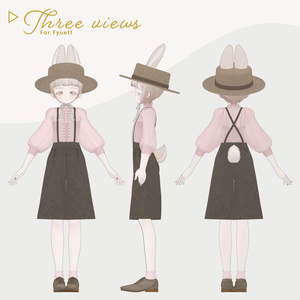 Classical Apron Outfit - Hidamari - 【VRChat】 缩略图 67