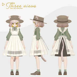 Classical Apron Outfit - Hidamari - 【VRChat】 缩略图 64
