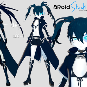 Black Rock Shooter VRM + VROID model