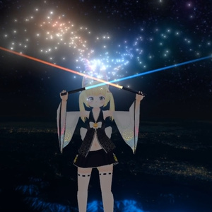 パーティクルソードトレイル / Particle sword trail