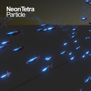 空間を泳ぐネオンテトラパーティクル / NeonTetra Particle