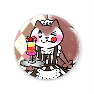 メイドだよ！リス君缶ミラー
