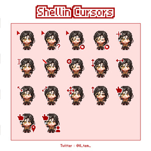 にじさんじ シェリン • バーガンディ(Shellin Burgundy) マウスカーソル