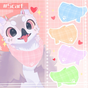スカーフ 【アンシア グリフォネット】專用  【VRChat対応】