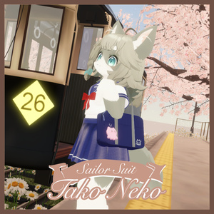 衣裝【リナ-Lina-】専用 【VRChat対応】TAKO NEKO Sailor suit 缩略图 8