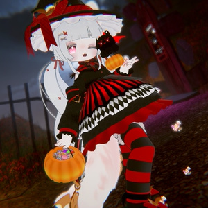 🎃衣裝 【まめふれんず】🎃🍭🍫✨🍬パンプキンパーティー  🎃全4色✨🎃【VRChat対応】✦ Halloween 缩略图 6