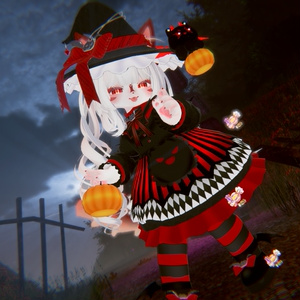 🎃衣裝【リナ-Lina-】 【Liebe リーベ】【灰島-haishima-】【pato】 🎃🍭🍫✨🍬パンプキンパーティー  🎃全4色✨🎃【VRChat対応】✦ Halloween 缩略图 8