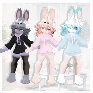 ✨『小悪魔パーカー 』 ケモノ5アバター対応 【リナ-Lina-】【うるふだ】【灰島-haishima-】【Alumy -アルミィ-】【天使 ホロヨエル】 缩略图 2