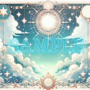 【値下げ中】[動く背景]Celestial Stage - Streamers *天空/星の動画素材* [Vtuber/配信]