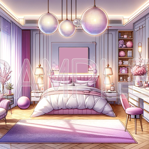 【値下げ中】[家/部屋/配信背景] - private room - *背景素材* [Vtuber/配信]