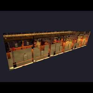 【VRChat向けワールド】　chi-brickモジュール式レンガ倉庫 缩略图 8