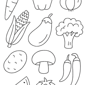 子供向け塗り絵　