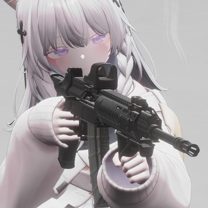 【無料】【VRChat向け】QBZ-191 System【ギミック付き】 缩略图 3