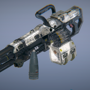 【VRchat】machine Canon weapon particle system