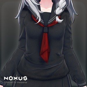 古風なセーラー服＆ローファーv2（Forしなの,真央） 缩略图 2