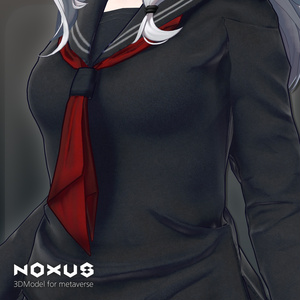 古風なセーラー服＆ローファーv2（Forしなの,真央） 缩略图 3