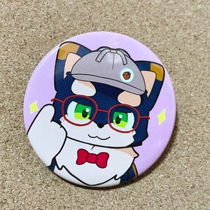 牛沢 横顔缶バッジ - Garret. - BOOTH