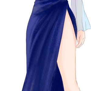 【フリー素材】ドレスの女性表情立ち絵【差分3枚付】