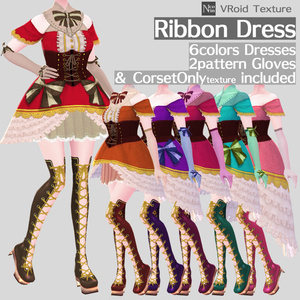 [VRoid V1, Beta] Ribbon Dress